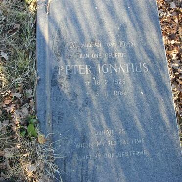 ? Peter Ignatius 1925-1983