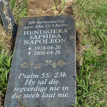 ? Hendrika Saphira Napoleon 1910-2006