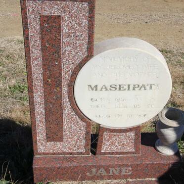 ? Maseipati Jane 1958-1998