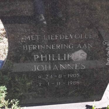 ? Phillipus Johannes 1905-1988 &amp; Hendrina Cornelia S. 1903-1991