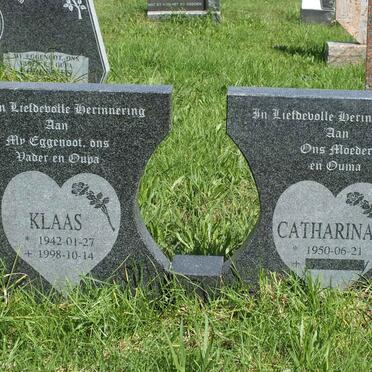 ? Klaas 1942-1998 &amp; Catharina 1950-