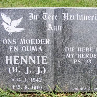 ? H.J.J. 1942-1997