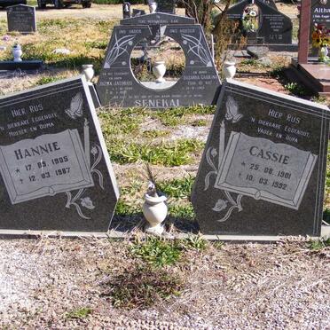 ? Cassie 1901-1992 &amp; Hannie 1905-1987