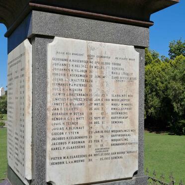 3. Anglo Boere-oorlog gedenksmonument 