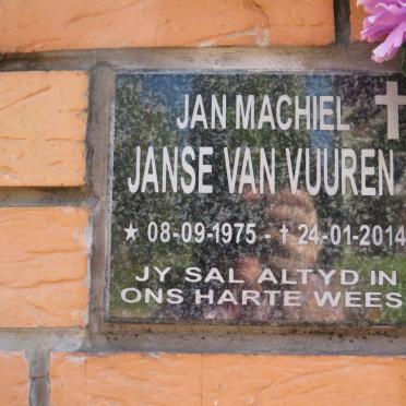 VUUREN Jan Machiel, Janse van 1975-2014