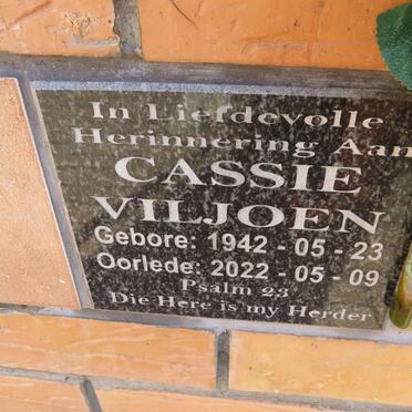 VILJOEN Cassie 1942-2022