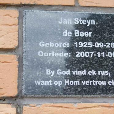 BEER Jan Steyn, de 1925-2007