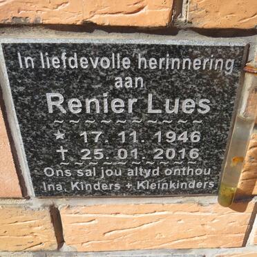 LUES Renier 1946-2016
