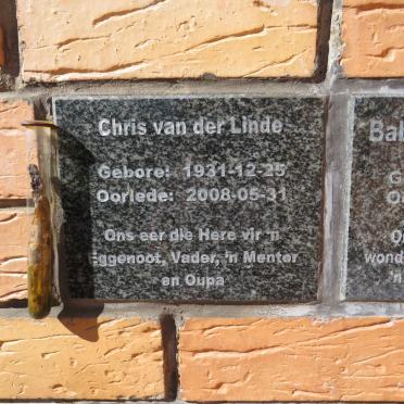 LINDE Chris, van der 1931-2008