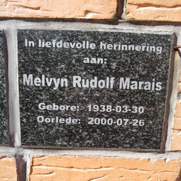 MARAIS Melvyn Rudolf 1938-2000