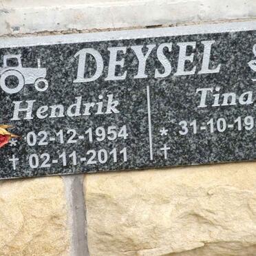 DEYSEL Hendrik 1954-2011 &amp; Tina 1954-