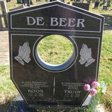 BEER Koos, de 1928-2000 &amp; Trudy 1936-2013