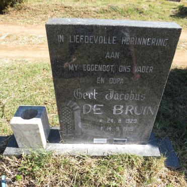 BRUIN Gert Jacobus, de 1929-1995 :: DE BRUIN Flippie 1959-2002 :: DE BRUIN J.P.1957-2003_1