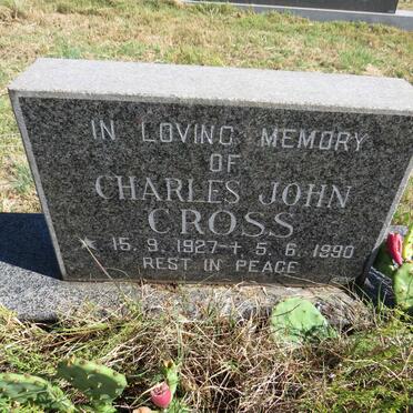 CROSS Charles John 1927-1990