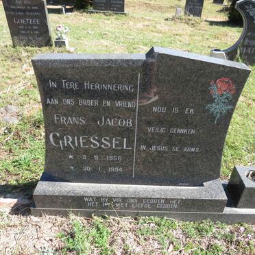 GRIESSEL Frans Jacob 1956-1994