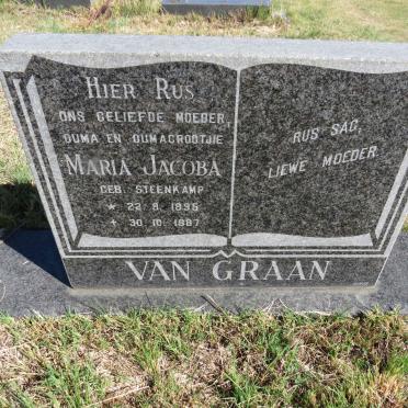 GRAAN Maria Jacoba, van nee STEENKAMP 1895-1987