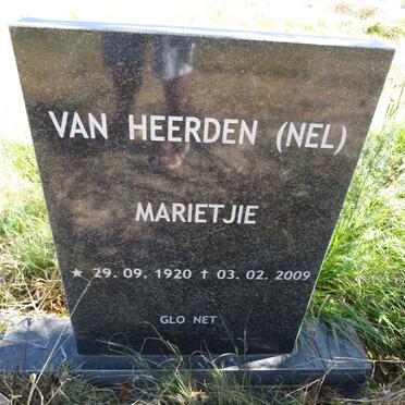 HEERDEN Marietjie, van nee NEL 1920-2009