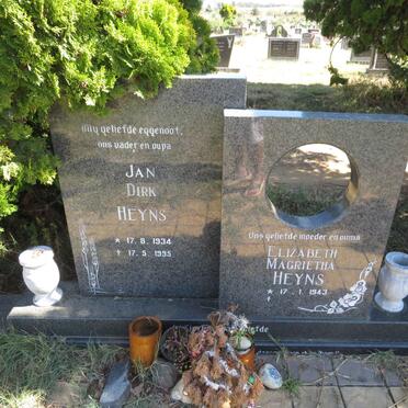HEYNS Jan Dirk 1934-1995 & Elizabeth Magrietha 1943-