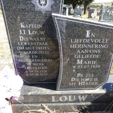 LOUW J.J. 1928-2010 &amp; Marie 1938-