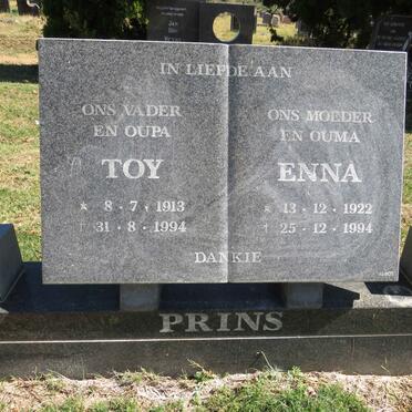PRINS Toy 1913-1994 & Enna 1922-1994