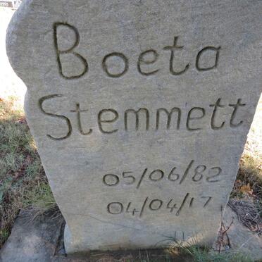 STEMMETT Boeta 1982-2017