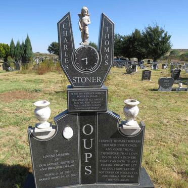 STONER Charles Thomas 1933-2003