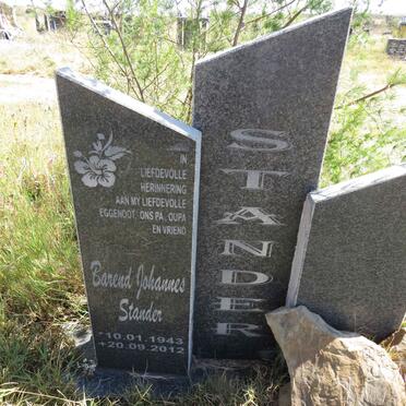 STANDER Barend Johannes 1943-2012