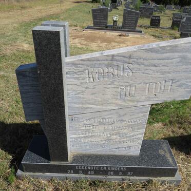 TOIT Kobus, du 1949-1987