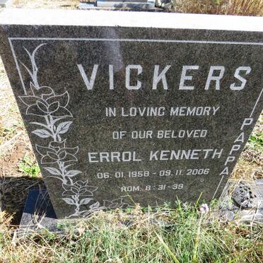VICKERS Errol Kenneth 1958-2006