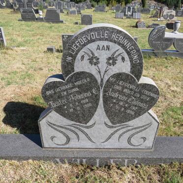 WILLER Andreas Thomas 1912-1988 &amp; Hester Johanna C. 1919-1988