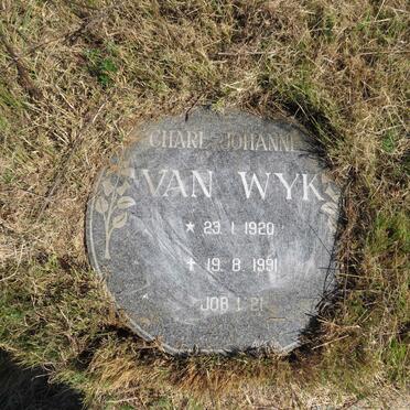WYK Charl Johannes, van 1920-1991