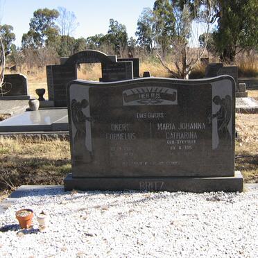 BRITZ Okert Cornelus 1907-1973 &amp; Maria Johanna Catharina STEYTLER 1915-1977