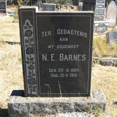 BARNES N.E. 1884-1918