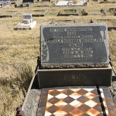 BLOM Engela Susanna Magdalena nee LE ROUX 1869-1941