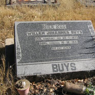BUYS Willem Johannes 1875-1941