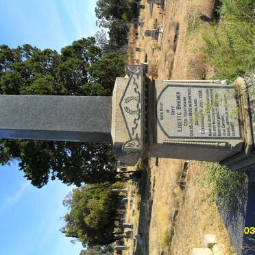 BREMER Lisette nee HARTMANN 1870-1958