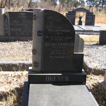 DREYER Johanna A.M. nee CROUS 1919-1959