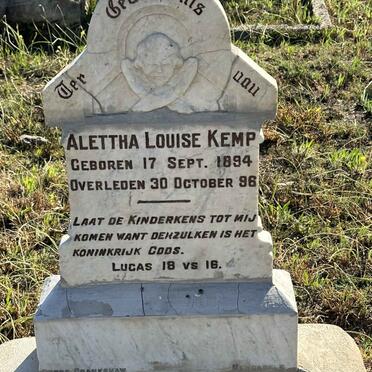 KEMP Alettha Louise 1894-1896