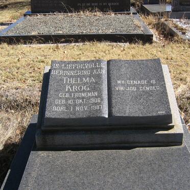KROG Thelma nee FRONEMAN 1906-1987