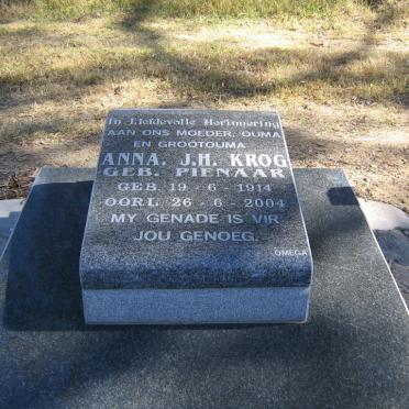 KROG Anna J.H. nee PIENAAR 1914-2004