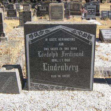 LINDENBERG Loedolph Ferdinand -1960