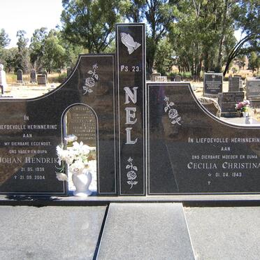 NEL Johan Hendrik 1938-2004 &amp; Cecilia Christina 1943-