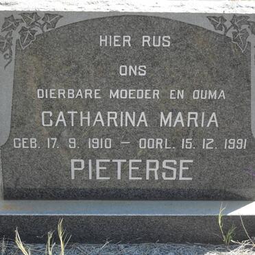 PIETERSE Catharina Maria 1910-1991