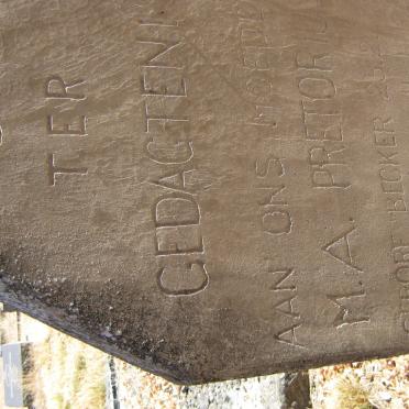 PRETORIUS M.A. nee BECKER ??-??