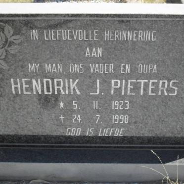 PIETERS Hendrik J. 1923-1998