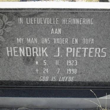 PIETERS Hendrik J. 1923-1998
