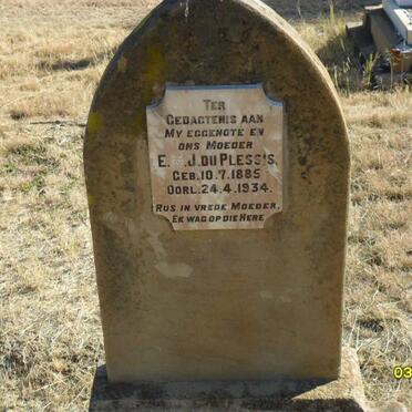 PLESSIS E. M. J., du 1885-1934