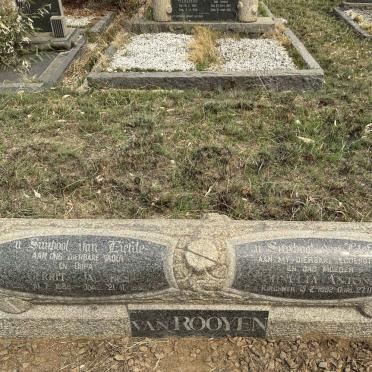 ROOYEN Gerrit Jacobus, van 1889-1965 & Cornelia Antonia KIRCHNER 1892-1955
