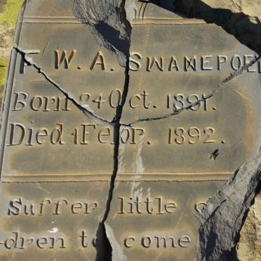 SWANEPOEL F.W.A. 1891-1892
