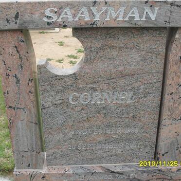 SAAYMAN Cornel 1983-2001